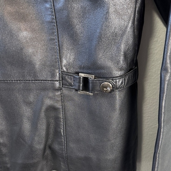 Style & Co. Women's Sleek Black Leather Jacket - Picture 2 of 9